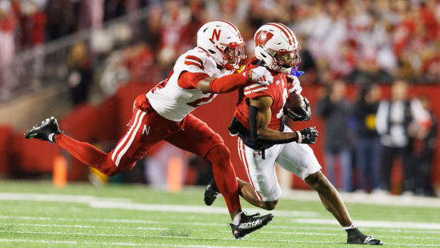 Will Pauling and Marques Buford Jr. Q3 2023 Nebraska vs Wisconsin football USATSI_21932422